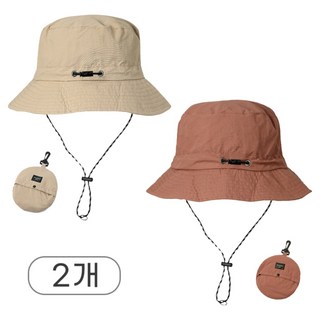 베라모다 휴대용 접이식 방수 버킷햇 등산모자 1+1