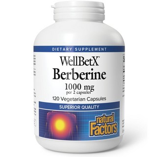 네추럴팩터스 웰벳X 베르베린 1000mg 베지테리안 캡슐, 120정, 1개