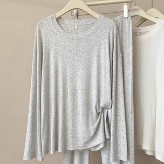 [50% 설날맞이 초특가할인]모달 여성용 긴팔 홈웨어 상하의 세트 편안하고 캐주얼한 실내복 5컬러 다양한 사이즈(M~XXL)