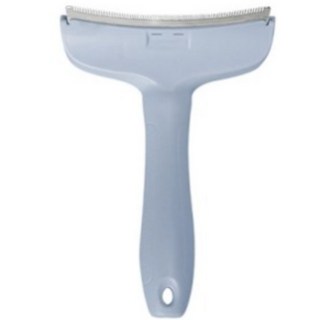 푸뜨 속털싹 고양이 단모종 빗 스테인레스 브러시 잘빗김 가벼움 안전한 브러시, 블루, 블루, 1개