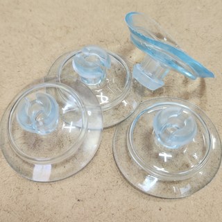 (국내제작) 아일렛용 뽁뽁이 유리흡착기 현수막 배너 전용큐방 유리부착용 40mm / 4P, 1세트, 투명