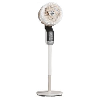SETACEUS 스탠드 선풍기 270도 스마트 리모컨 저소음 에어 써큘레이터 8단 가정용 회전형 공기순환 살구색