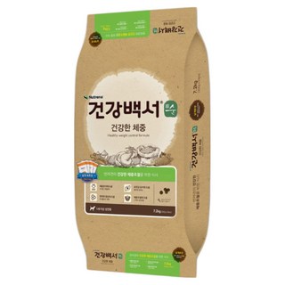 건강백서 순 강아지 기능성 사료, 다이어트(체중유지) 7.2kg