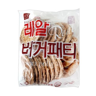 [오뗄] 레알버거패티 1kg, 1개