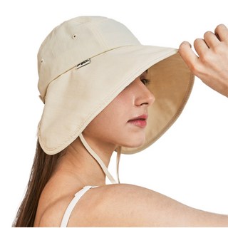 서프코코스 양볼 커버 소두핏 모자 얼굴 햇빛가리개 UV차단 썬캡, 아이보리