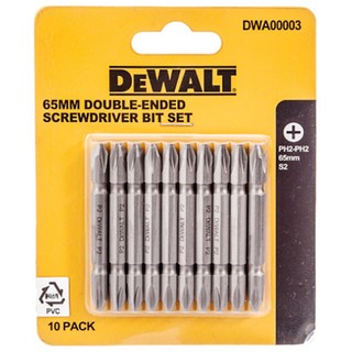 디월트AC 도금비트날 DWA00003(6.35x65) 10PCS, 1세트