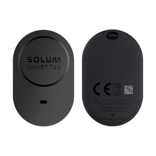 무선위치추적기 300일 작동 초소형 건전지타입 건물속에서도 실시간 위치확인 자석포함 부착형, 1개, 블랙