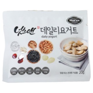 넛츠앤 하루한줌 데일리요거트 견과, 100개, 20g