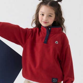 [베네통키즈] 플리스 아노락 택 1