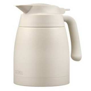 써모스 보온보냉 테이블 포트 TTB-1000K, 1L, 크림, 1개