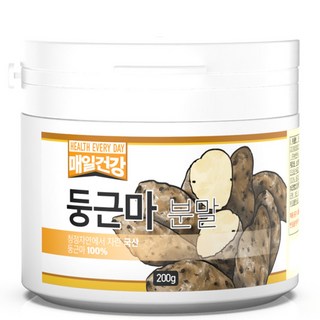매일건강 국산 둥근마 애플마 100% 분말 (스푼포함) 마가루 풍부한 뮤신, 1개, 200g
