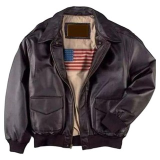 이탈리안 소가죽 A2 항공 자켓
