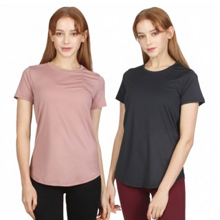 녹족 요가복 필라테스복 웬디 반팔티 2종세트