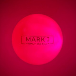 마크엔제이 3피스 5종 야광 야간 LED 파크골프공 불빛 파크볼, 핑크, 1개, 1개입