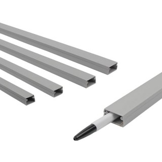 백만볼트샵 국산 사각 전선몰딩, 3호, 회색