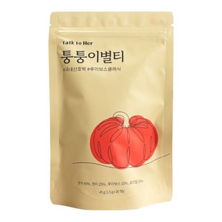 톡투허 퉁퉁이별티 임산부 선물 호박차 루이보스 현미차, 1.5g, 30개입, 1개