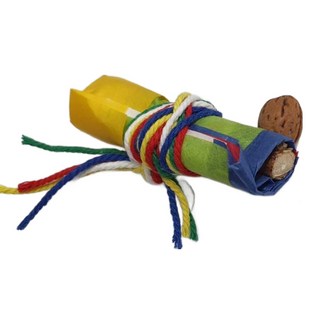 (상문소멸부)동도지 오색부 오방부적 개복숭아씨 비방용품, 금분부, 1개