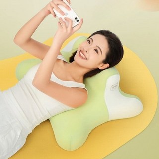 와이제이 슬립 메모리폼 휴대폰 거북목 성형수술 경추베개, 민트, 1개