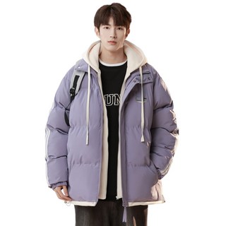 ANYOU 남성용 겨울 2in1 투피스 패딩 빅사이즈 방한 보온 후드 패딩 점퍼