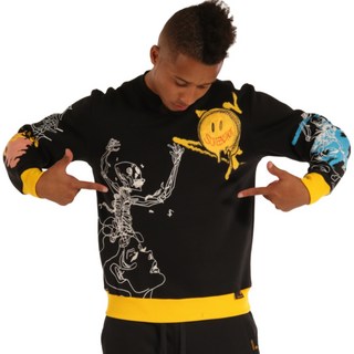 [스크린샷] F11268 - 정품 미국 뉴욕 스트릿 패션 브랜드 / 스마일 그래피티 맨투맨 긴팔 셔츠 남여공용 / S~3XL