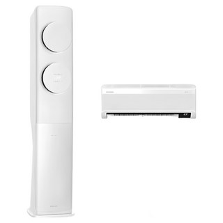 삼성 비스포크 무풍 멀티에어컨 스탠드+벽걸이 인버터 2in1에어컨 투인원 실외기포함 리버시스템 홀캡, 삼성무풍멀티형에어컨, 일반배관형