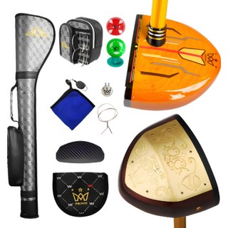 국산 파크골프채 프라임3스타 초경량 카본샤프트 골프채, 블랙샤프트(남성용), 3스타클럽+10종풀세트