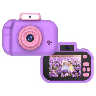 이지드로잉 어린이 카메라 키즈 미니 유아 카메라 4천만 화소 플래시, 이지드로잉 고급형_퍼플+SD카드(32GB)
