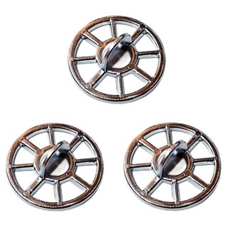 국산 욕조 거름망 배수구망 욕실 배수구 걸름망 크롬, 단일색상3개입