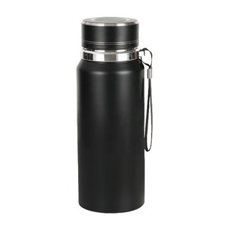 다쓱 보온 보냉 프리미엄 온도표시 스텐 스마트 텀블러, 1개, 1000ml, 프리미엄 블랙