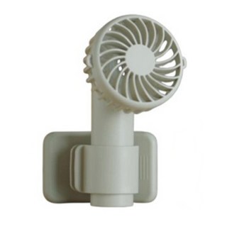 스멜모리 휴대용 선풍기 집게 무소음 서쿨레이터 클립 핸디 미니선풍기, 베이지
