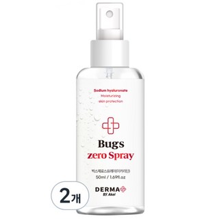 아케이 더마 벅스제로 스프레이, 50ml, 2개