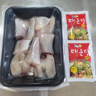 국내산 손질 생대구 매운탕 소스 포함, 2세트, 500g (머리 제외)