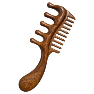 포레스트레이크 3in1 나무 두피괄사 빗, 우드, 1개