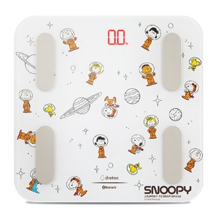 스누피 스마트 체성분 체중계, 1개, 화이트, BS-405