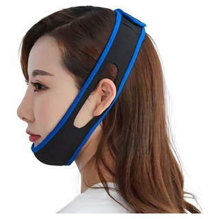 보이저로직스 1+1 V라인 리프팅밴드 이중턱 관리, 1세트, 핑크+블루