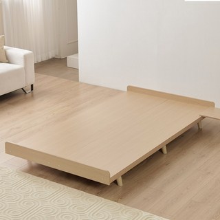 파란들 E0목재 LPM 저상형 슈퍼싱글/퀸 침대프레임 저상형침대, 오크