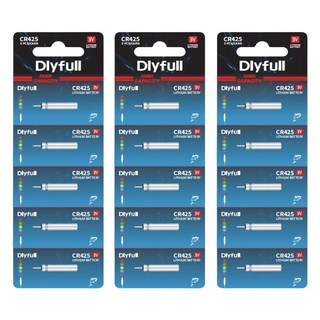 DLYFULL 전자케미 전자찌 311 425 배터리 낚시 밧데리, 100개