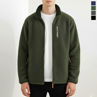 디커스텀 남녀공용 스포츠 양털 후리스 집업 자켓