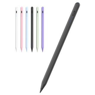 JAMJAKE 아이패드 호환 스타일러스 펜슬 스마트 터치펜 초미세 펜촉 USB-C 충전식 SP8, 1개, 블랙