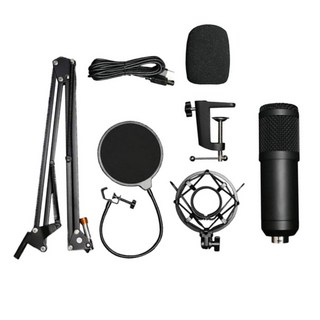 주닉스 BM-800 전문가용 콘덴서 마이크 세트 USB 타입 풀 패키지 블랙, 1개