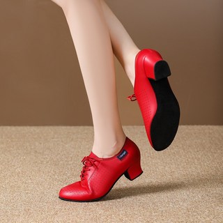 라인댄스화 알롱제 A5 라틴댄스 스포츠댄스화 발편한 구두 여성 신발