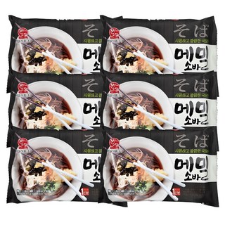 한일본고장 메밀 소바, 211.7g, 6개
