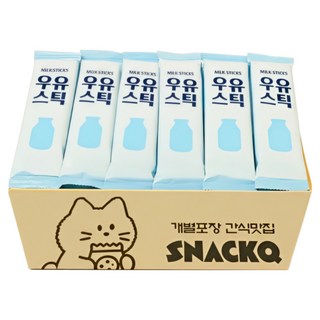 노브랜드 과자, 16개, 우유스틱