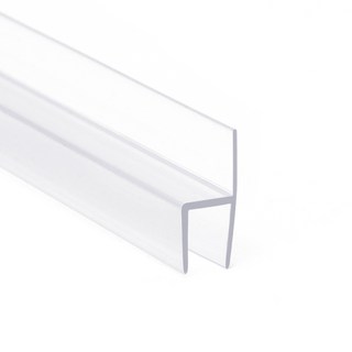 경진플라스틱 샤워부스 프로파일 쫄대 물막이 물튐방지 건식욕실 호텔 및 숙박업소 대량구매 우대할인, 1.90도10mm연질 투명, 8mm, 2.0M, 1개