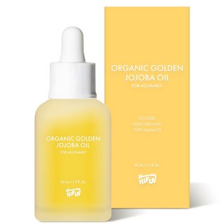 키펀 유기농 골든 호호바오일 100% 페이스 바디, 1개, 50ml