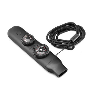 아테보 다용도 휘슬 축구 심판 휘슬 호루라기, 1개, 블랙