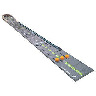 NEW 파크골프 겸용 THR 골프퍼팅연습기 퍼터 매트 무소음 리턴, 1개, 그레이