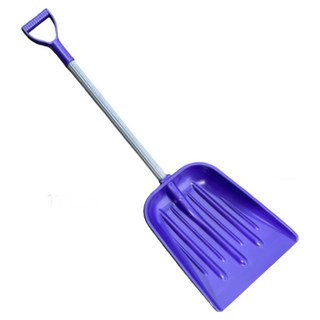 대복쿠팡 작업현장에서 많이 쓰는 삽 눈삽 눈치우는 제설 도구 원터치 플라스틱자루 눈삽 보라색, 2개