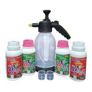 [인포벨] 김일호 왕잘커 식물 영양제 병해충 방제 작물 성장 텃밭 화분 화초 병충해 뿌리 스프레이, 4개, 500ml