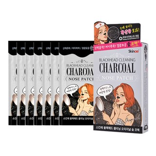스킨애 블랙헤드 클리닝 숯코팩7매입x1개/코팩, 7개입, 1개